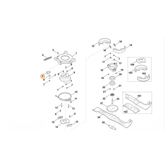 STIHL  Dźwignia 6107 160 5000